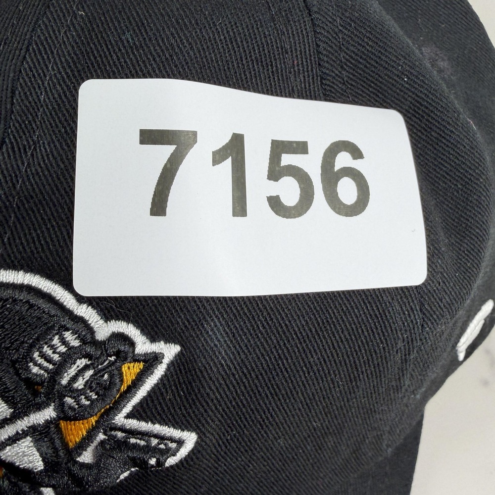 Pittsburgh Penguins Hat Cap Strap Back‎ Mens One Size Black NHL Hockey Fanatics - Picture 14 of 14